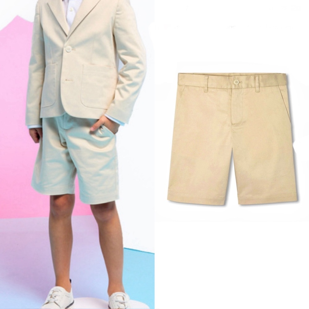Jacadi Tan Shorts for Back to School Uniform or Country Club Prep